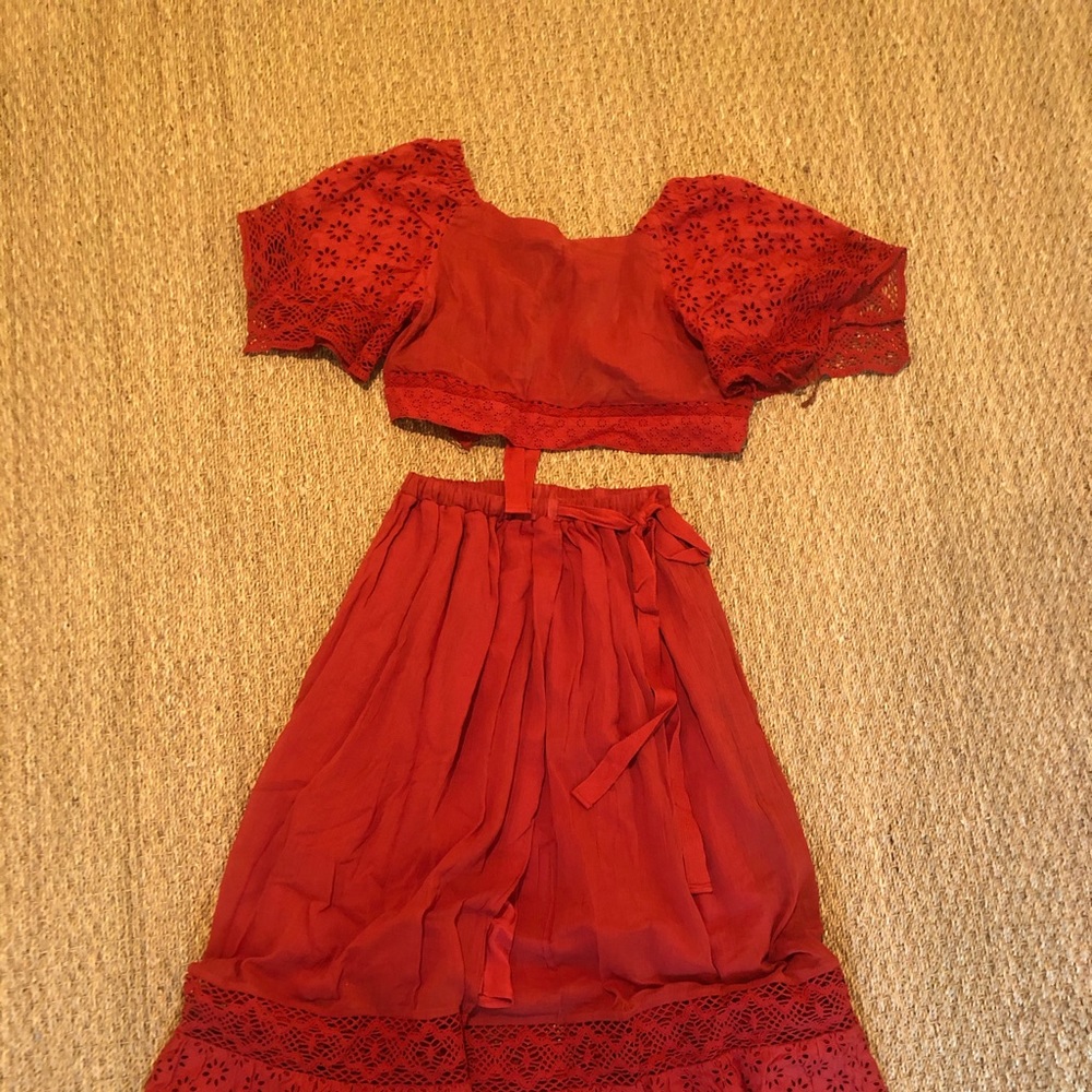 Free People Darling Skirt Set